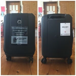 19” DELSEY Helium Shadow 3.0 Intl Spinner (Black)